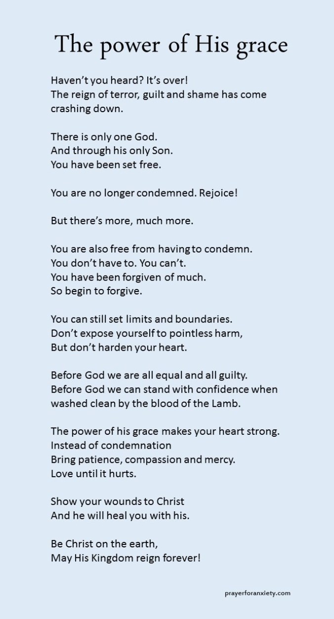 the power of his grace